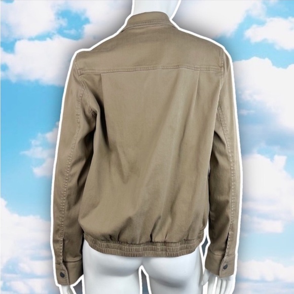 PENDLETON Malin Snap Front Barn Coat Jacket Tencel Khaki Utility Cargo Surplus - Picture 9 of 14